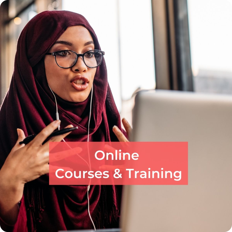 Picture of Women providing online courses and training